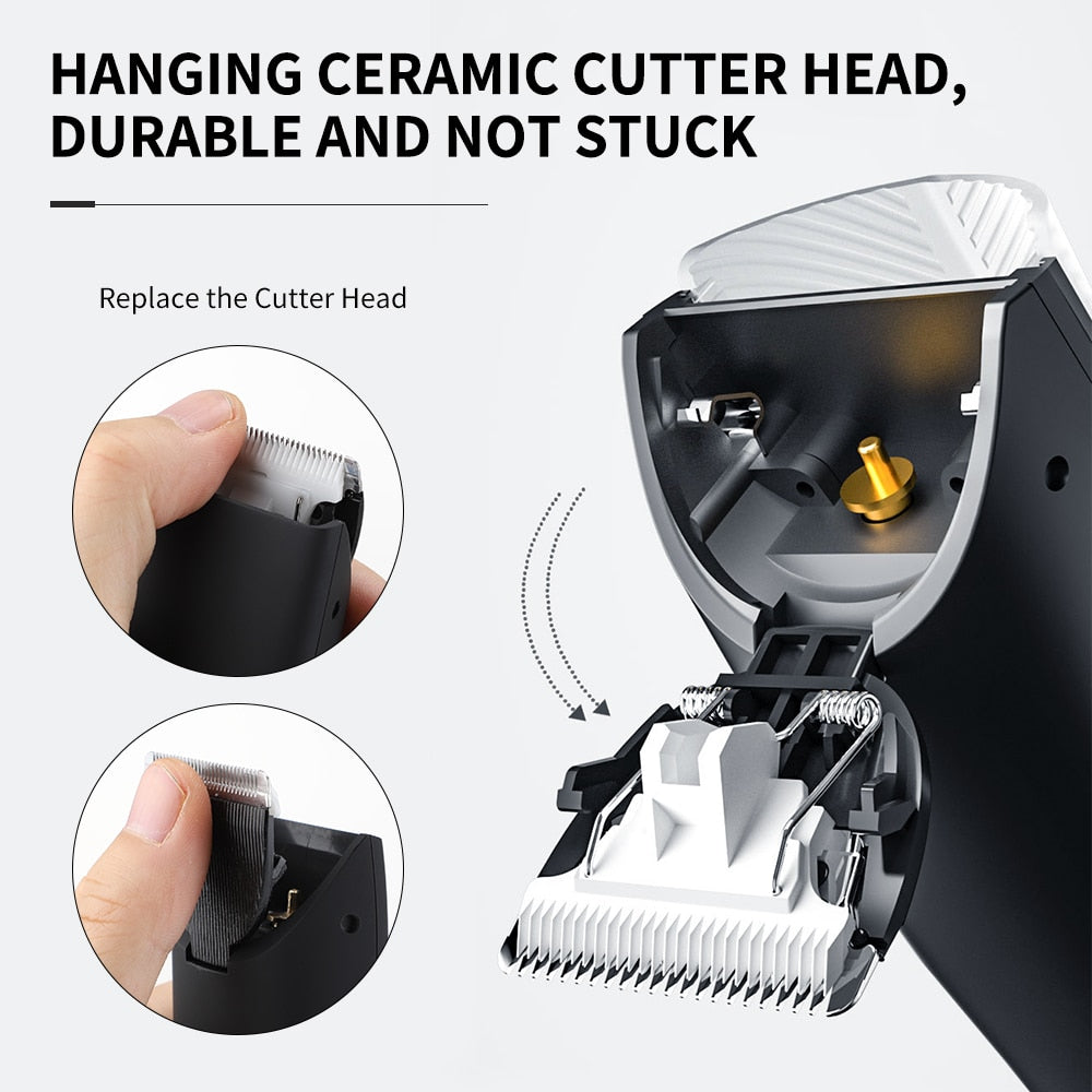 Professional Hair Clipper Rechargeable Beard Trimmer