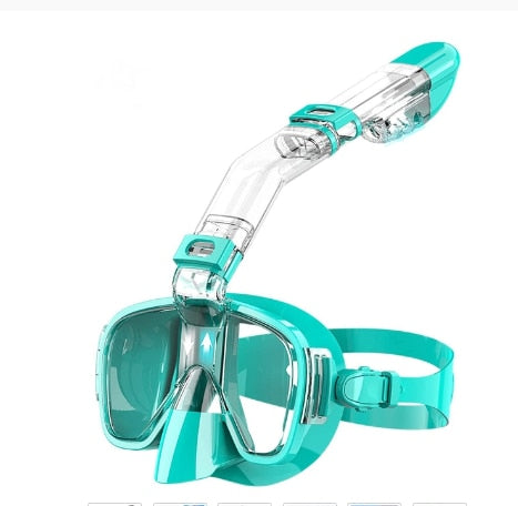 Snorkel Mask Foldable Diving Mask Set