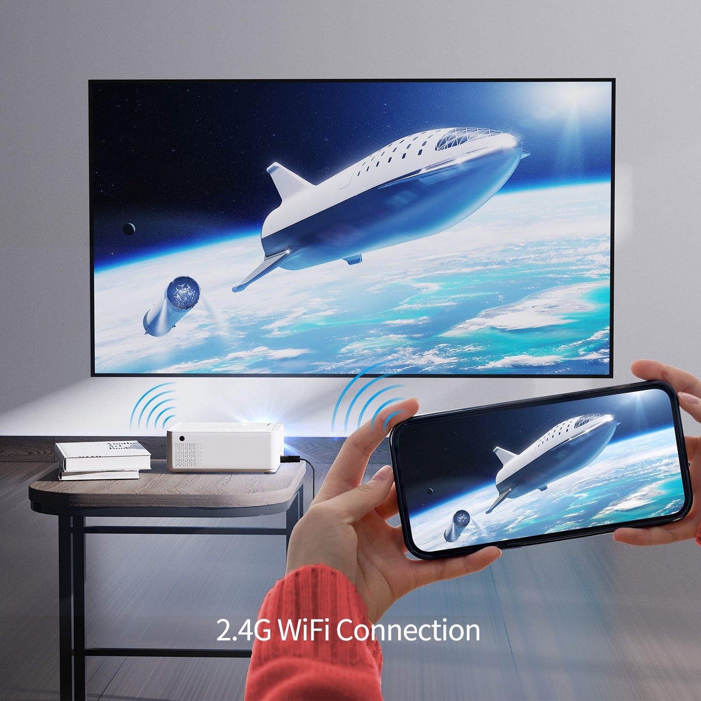 WEWATCH V10 8500 Lumens LED Portable Projector