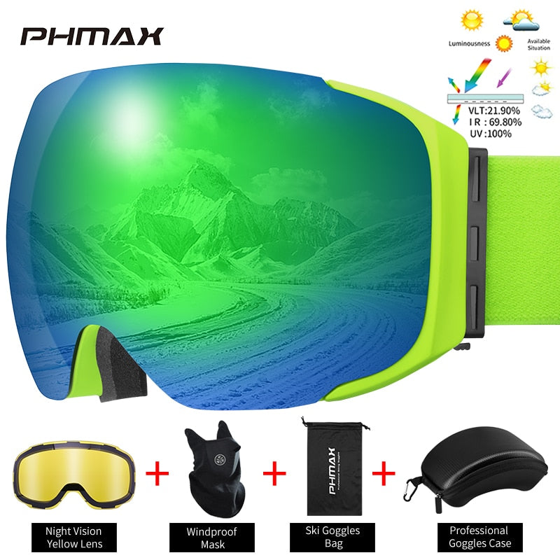 UV400 Protection Snowmobile Outdoor Skiing Glasses