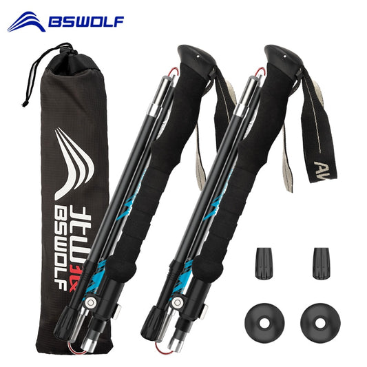 Folding Trekking Poles Ultralight Nordic Walking Stick