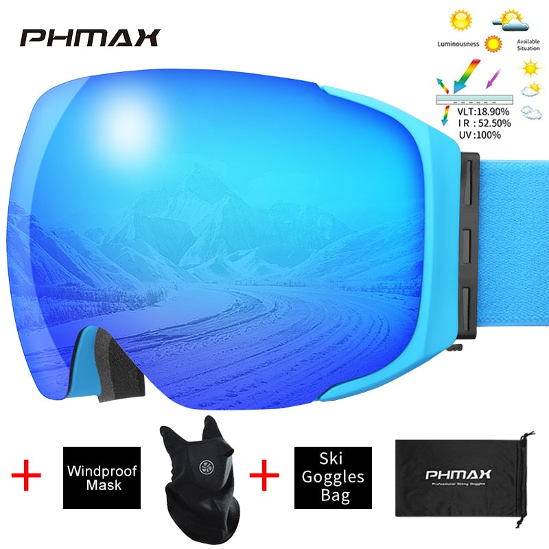 UV400 Protection Snowmobile Outdoor Skiing Glasses