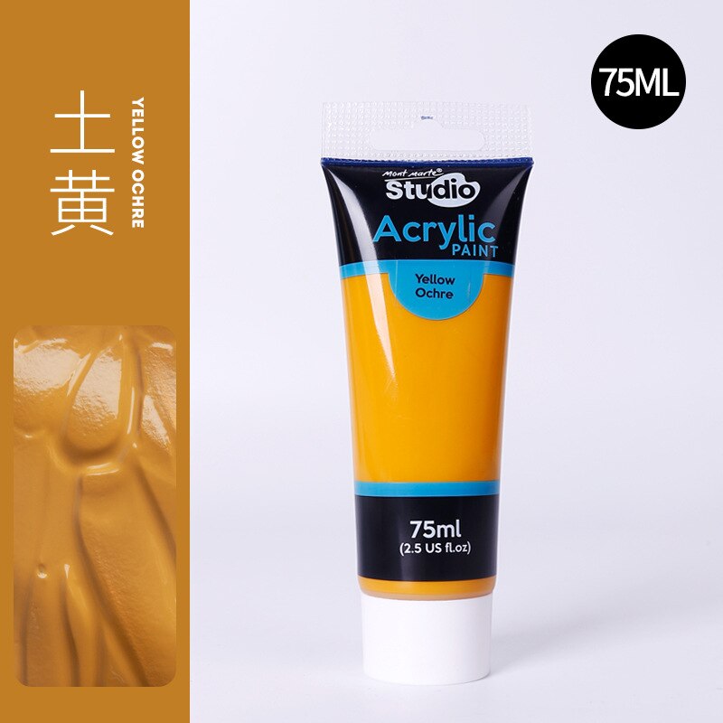 24 Colors of Premium 75ml Acrylic Paint