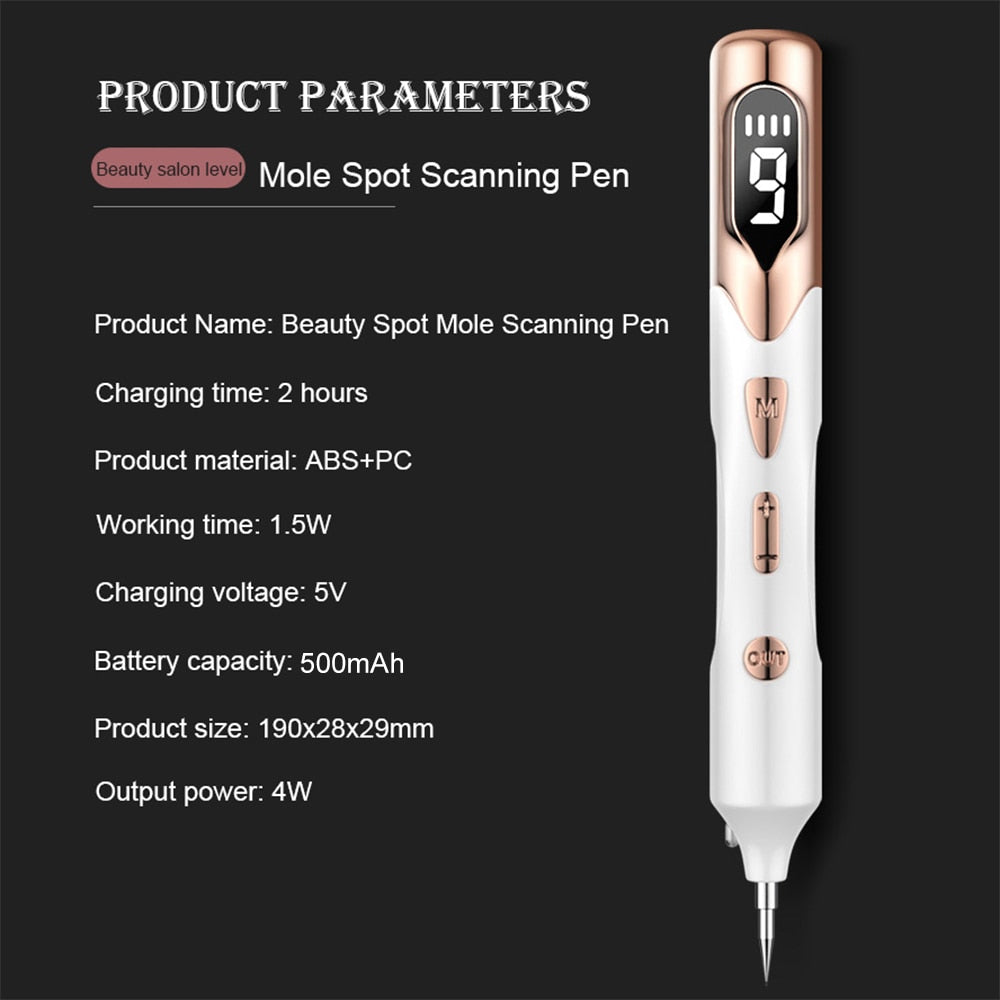 Laser Plasma Pen for Skin Tag Removal