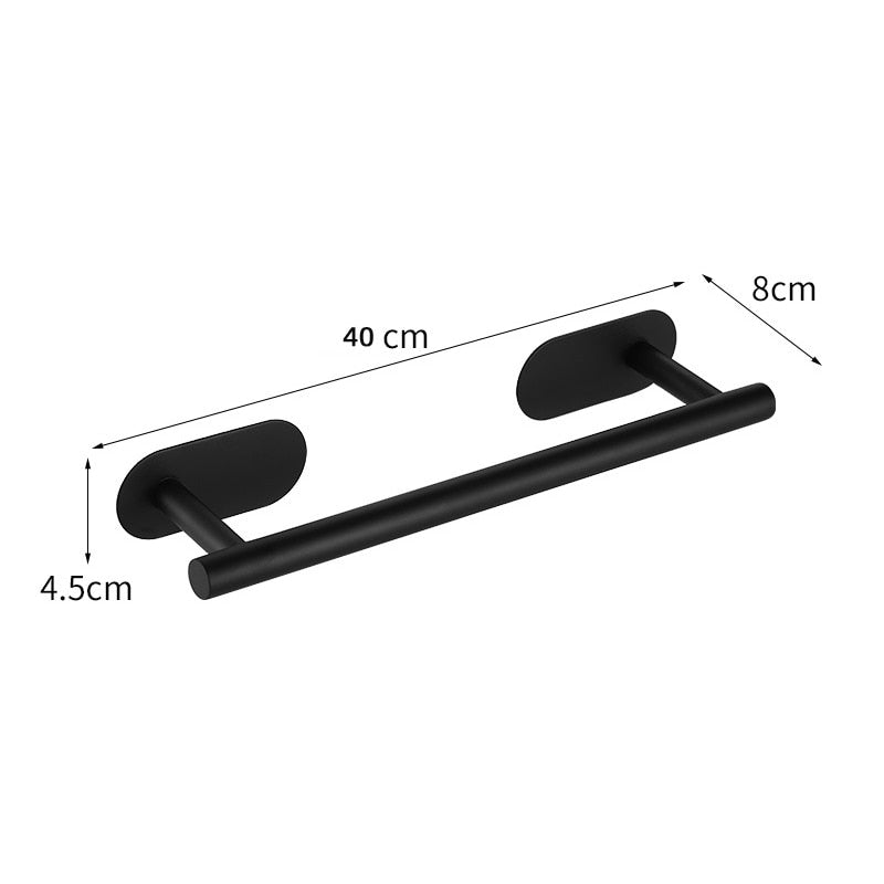 No-Drill Towel Bar