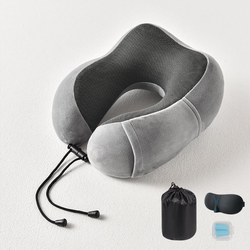 U-Shaped Memory Foam Neck Pillow