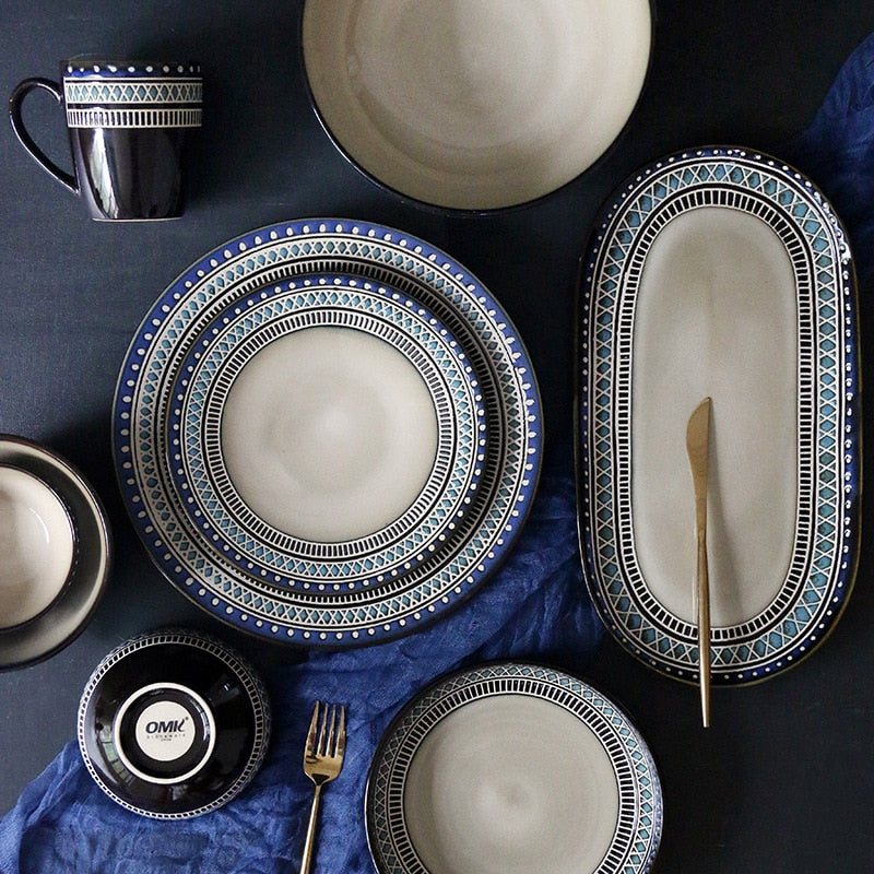1PC European Ceramic Tableware Set
