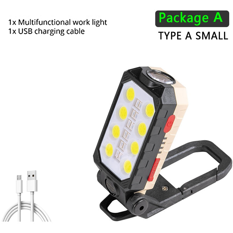 LED COB Rechargeable Magnetic Work Light