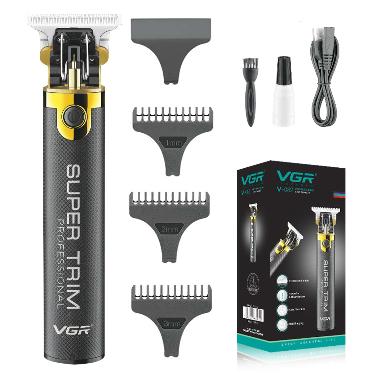 VGR Rechargeable Electric Hair Clipper