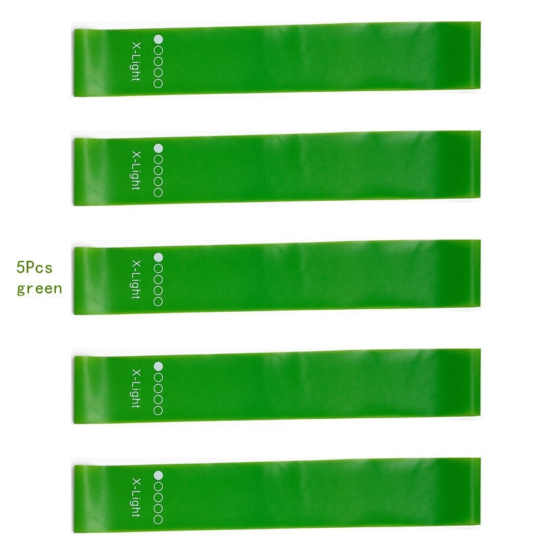 5Pcs/Set Yoga Resistance Rubber Bands