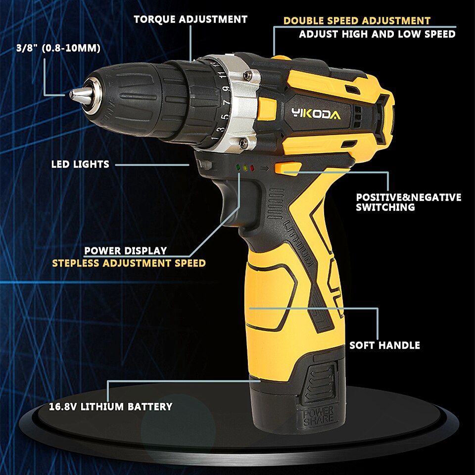 Electric Screwdriver Cordless Drill