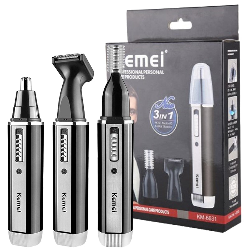 Rechargeable 4in1 Nose and Beard Trimmer