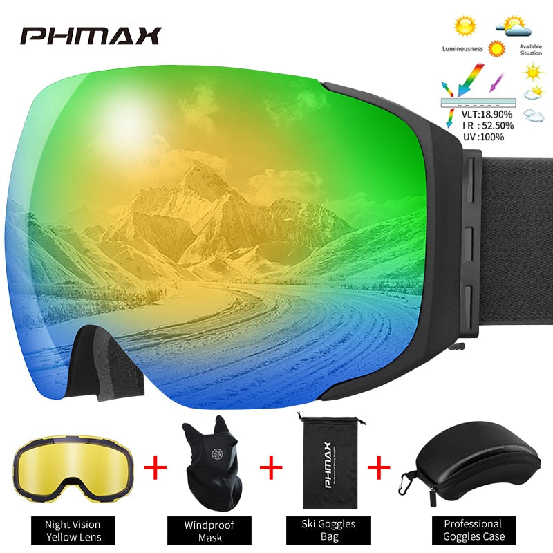 UV400 Protection Snowmobile Outdoor Skiing Glasses