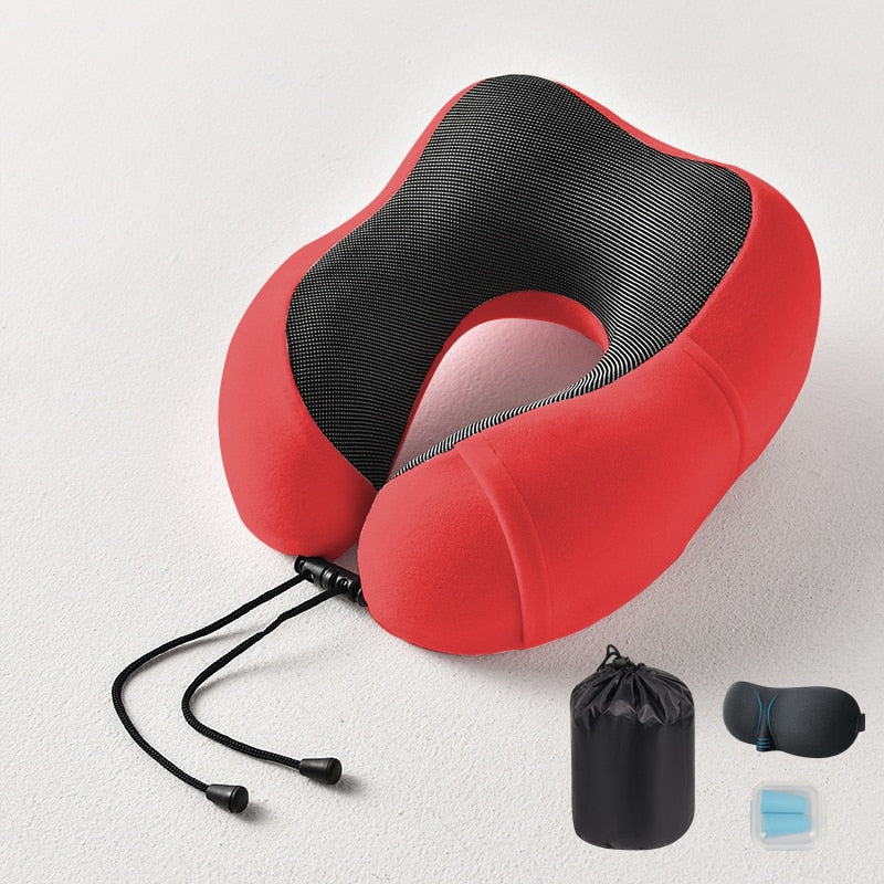 U-Shaped Memory Foam Neck Pillow