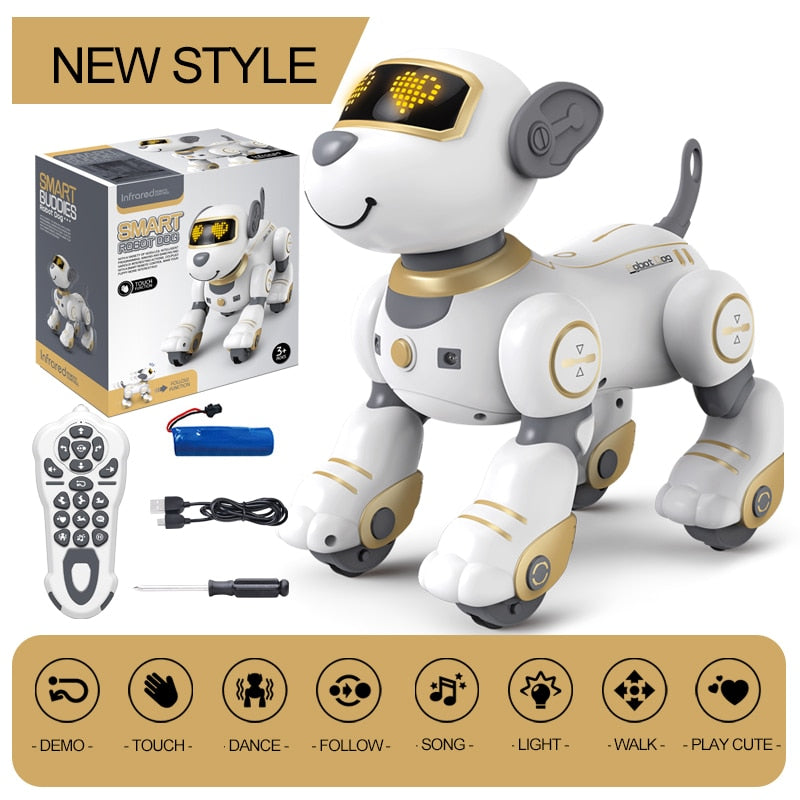 RC Robot Electronic Dog Stunt Dog Voice Command