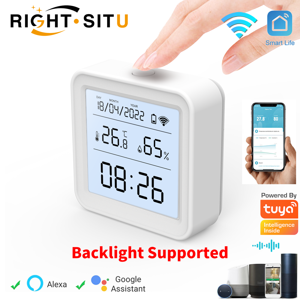 Tuya WIFI Temperature Humidity Sensor Hygrometer Thermometer