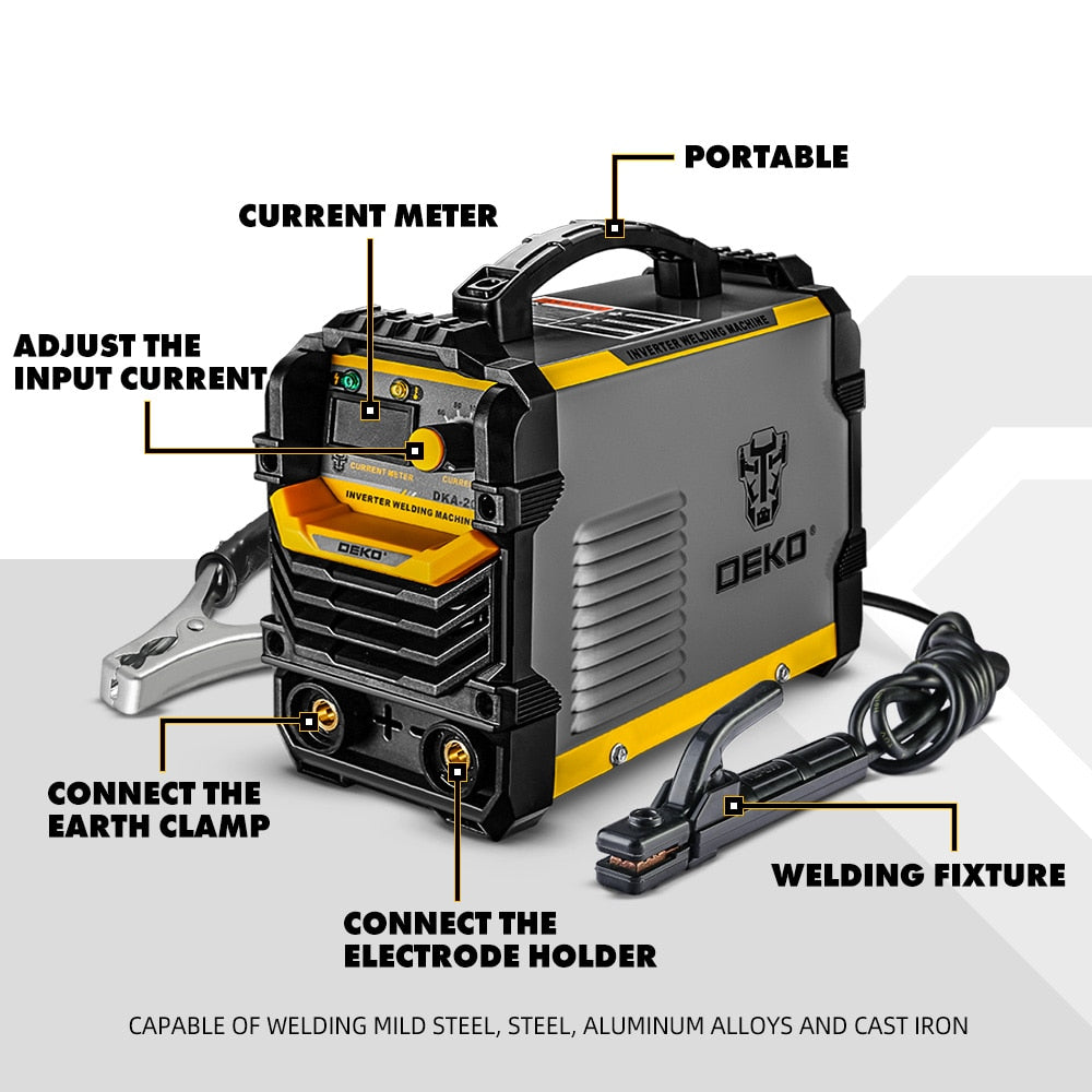 DEKO DKA Series DC Inverter ARC Welder 220V IGBT