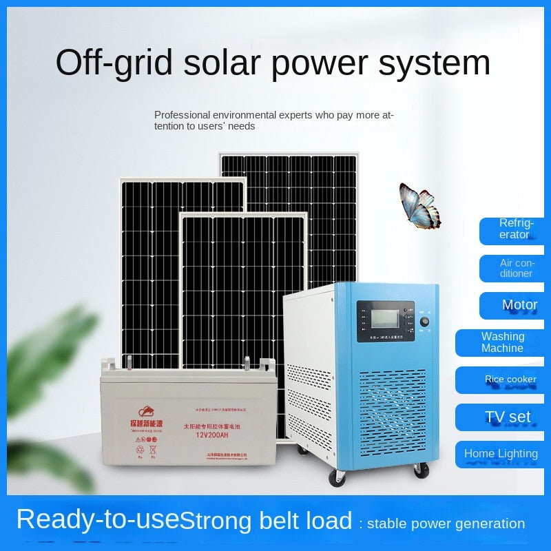 Complete Solar Power System Whole Set