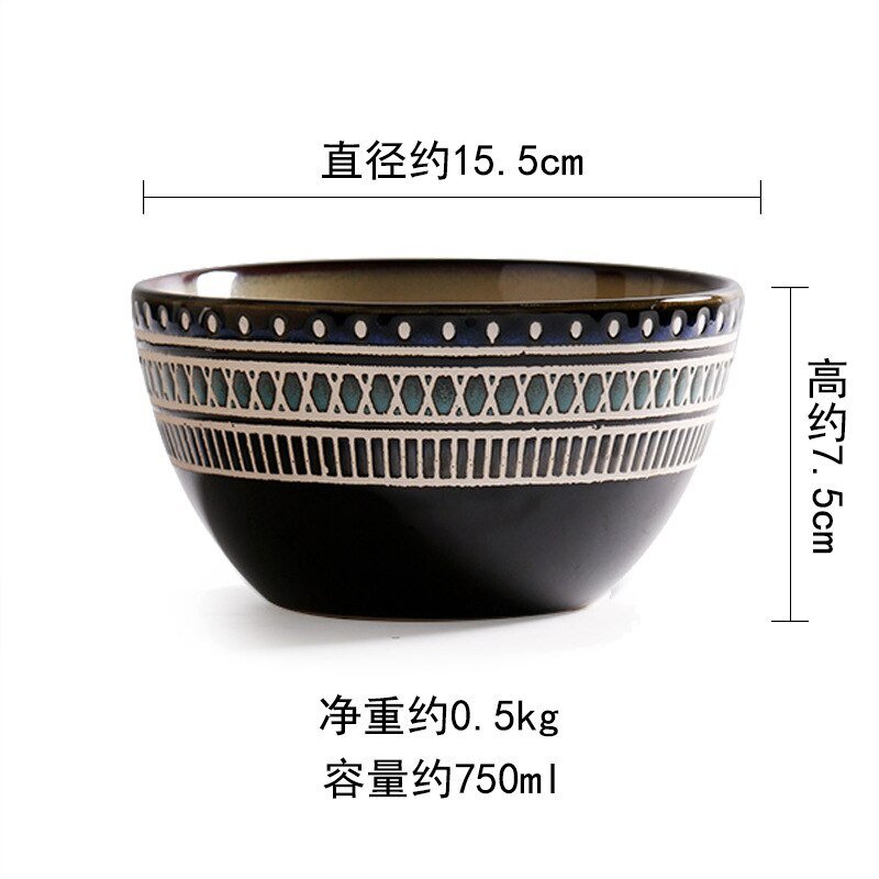1PC European Ceramic Tableware Set