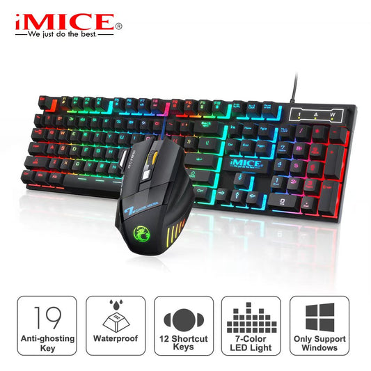 Stunning RGB Keyboard Mouse Kit