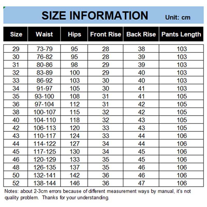 Thick Straight Work Trousers for Men
