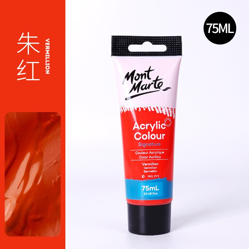 24 Colors of Premium 75ml Acrylic Paint