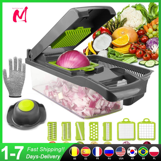 Vegetable Cutter Multifunctional Slicer Fruit Potato Peeler