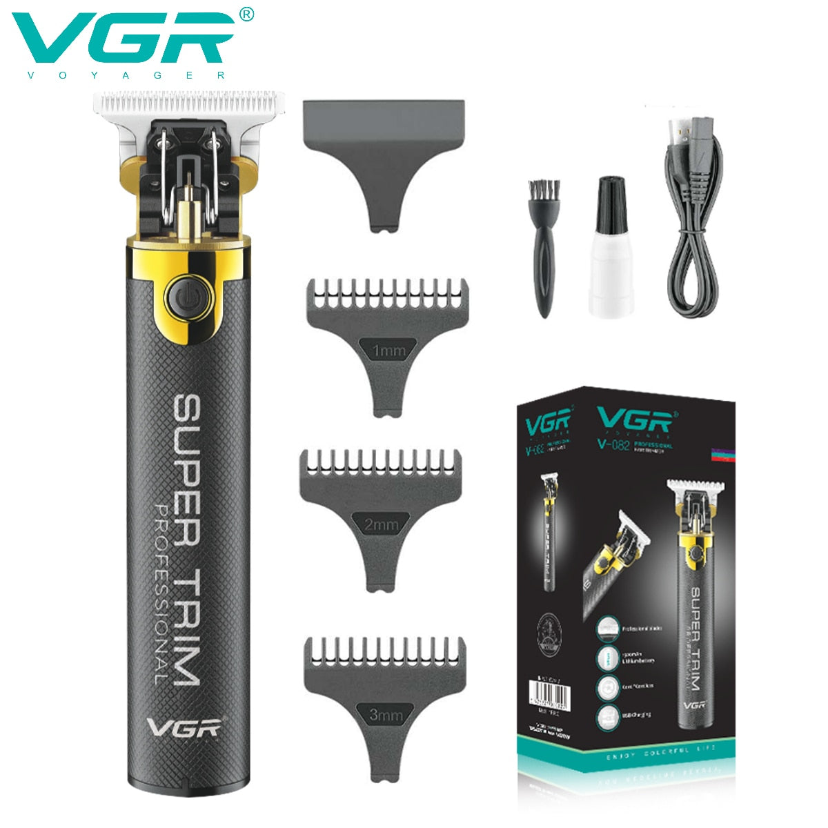 VGR Professional Hair Clipper T9