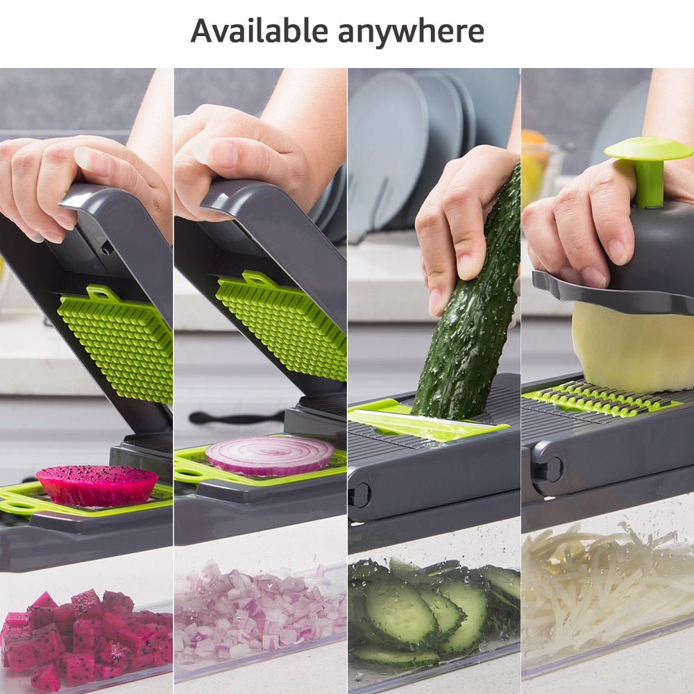 Vegetable Cutter Multifunctional Slicer Fruit Potato Peeler