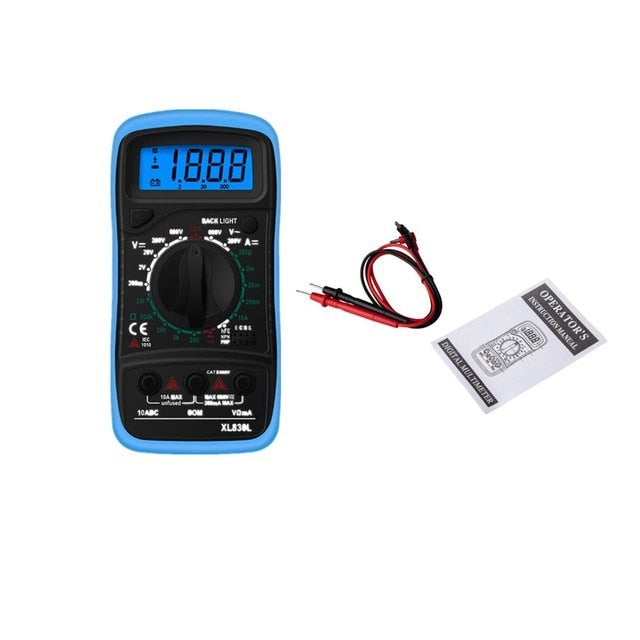LCD Backlight Portable AC/DC Ammeter