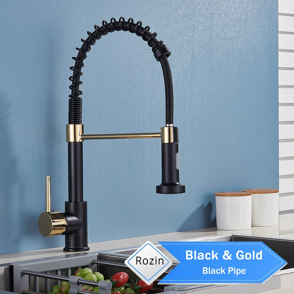 Sleek Matte Black Mixer Tap