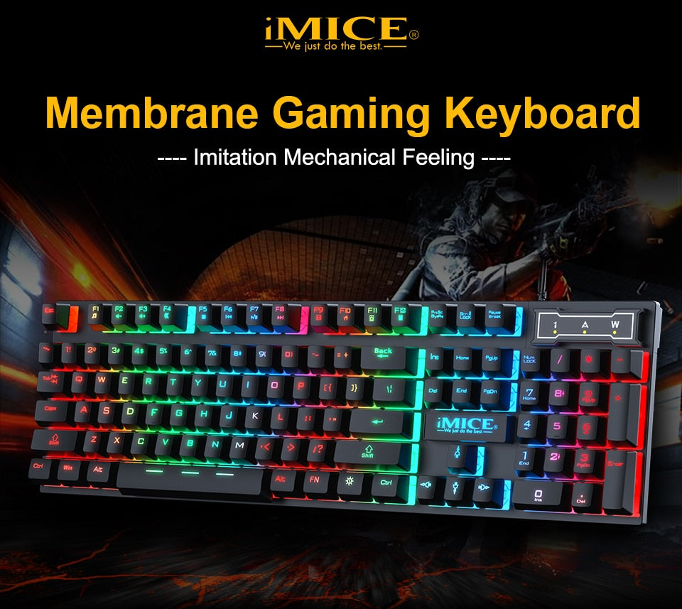 Stunning RGB Keyboard Mouse Kit