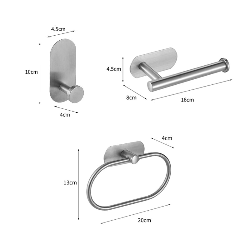 No-Drill Towel Bar