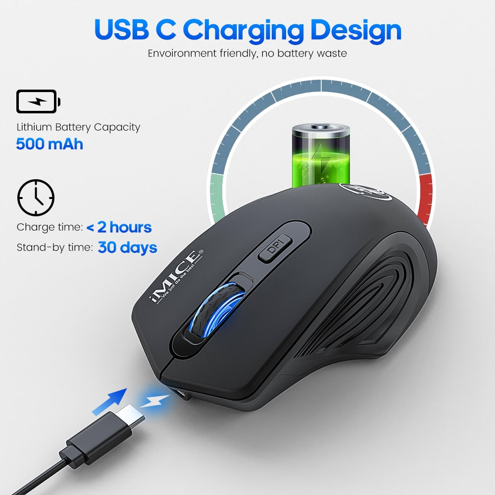 Rechargeable Wireless Bluetooth Mouse
