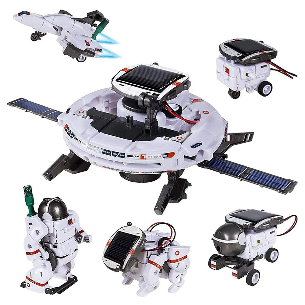 6-in-1 Science Experiment Solar Robot Toy