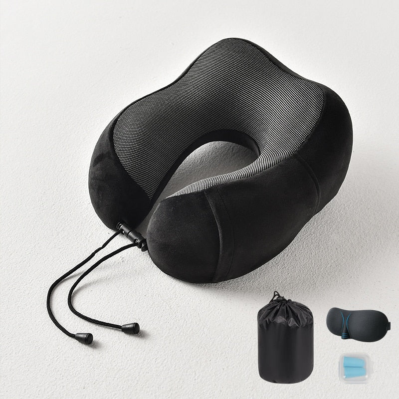 U-Shaped Memory Foam Neck Pillow
