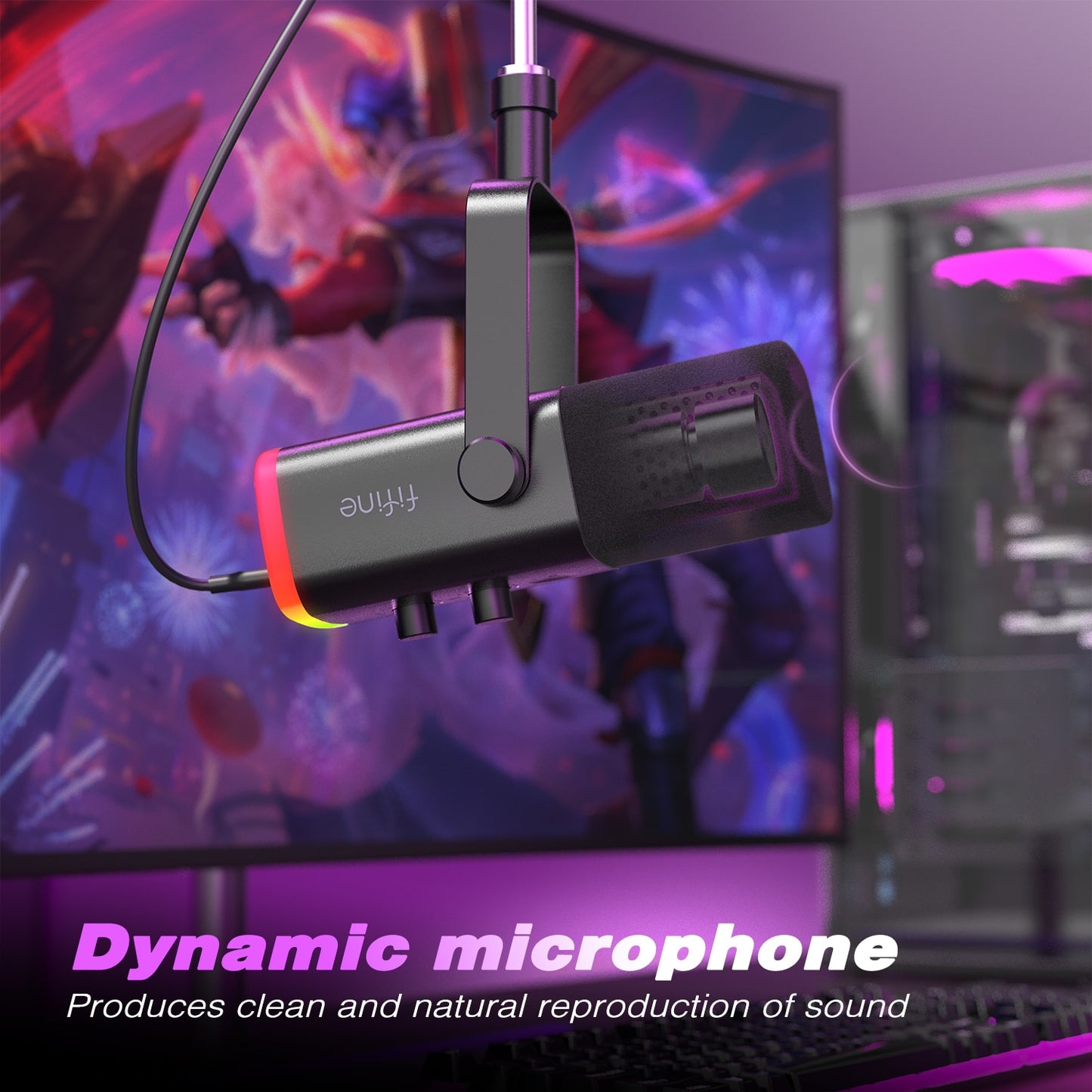 Touch Mute Dynamic Microphone