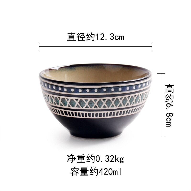 1PC European Ceramic Tableware Set