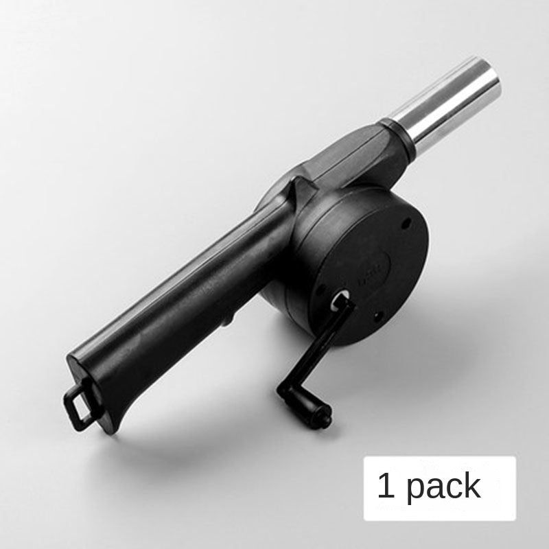 Household hand portable barbecue blower