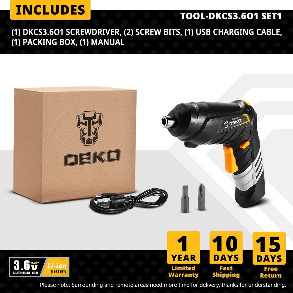 Electric Cordless Screwdriver Power Tools