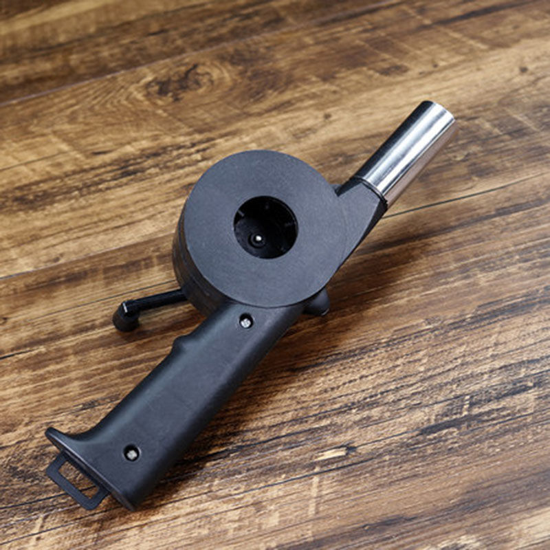 Household hand portable barbecue blower