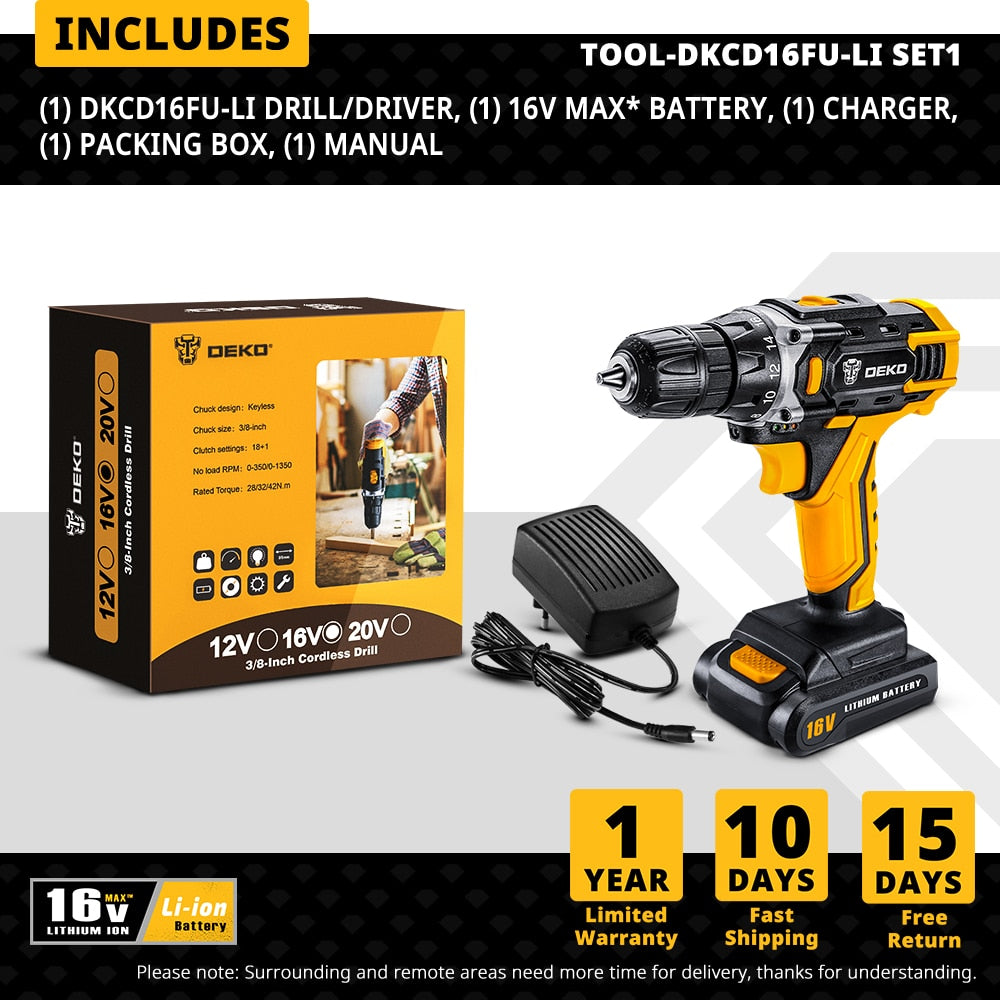 Compact Cordless Drill