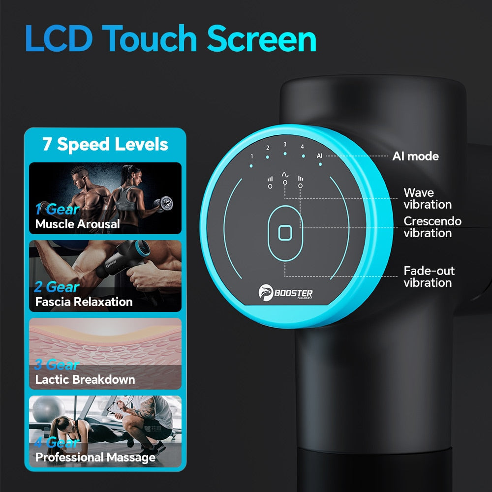 BOOSTER M2-12V LCD Display Massage Gun