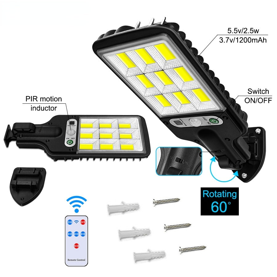 1~6PCs Solar Street Lights