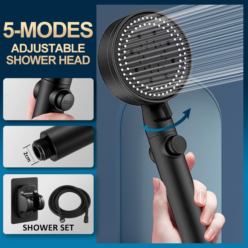 Adjustable High Pressure Shower