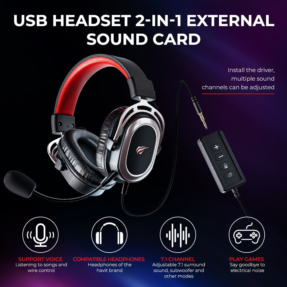 HAVIT Wired Gaming Headset