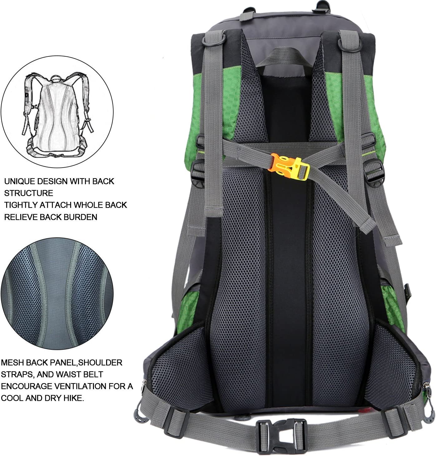 Durable 60L Backpack