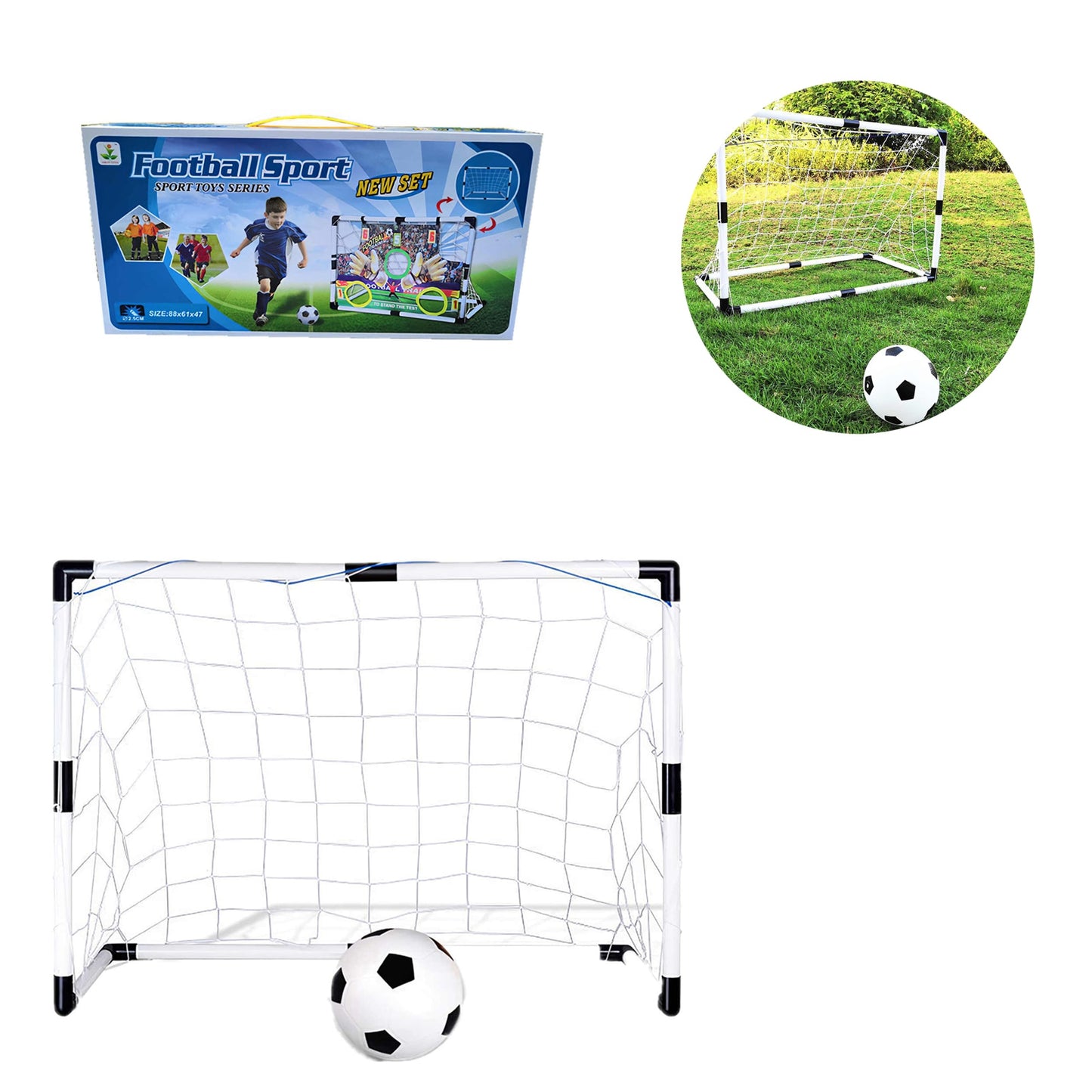 Durable Football Soccer Goal Post Net