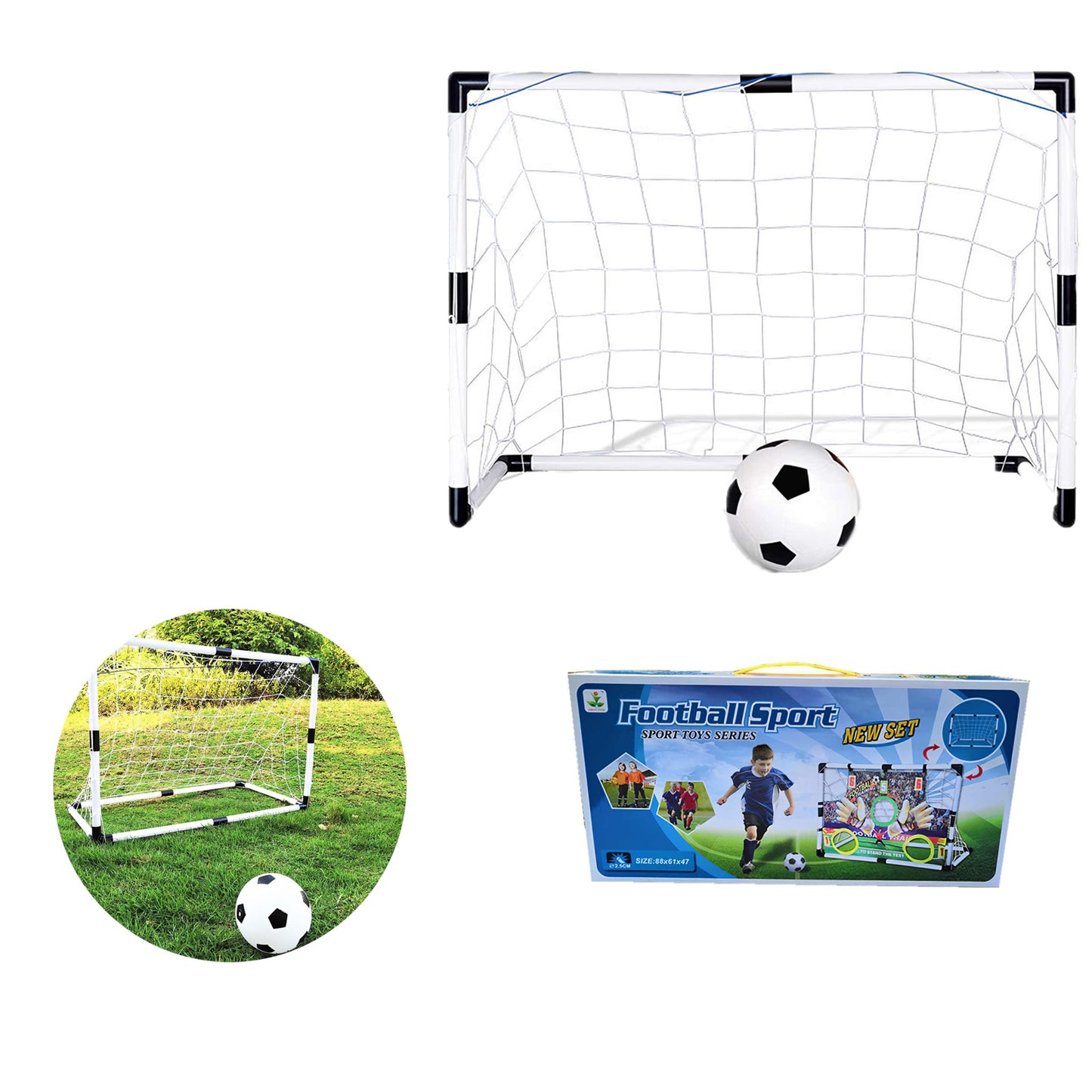 Durable Football Soccer Goal Post Net