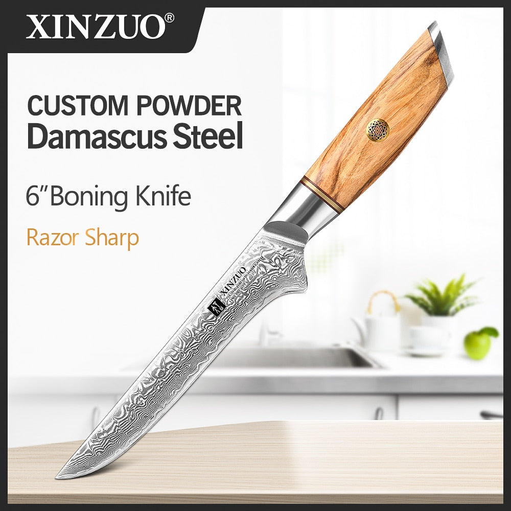 XINZUO 1-8pcs Kitchen Knife Set